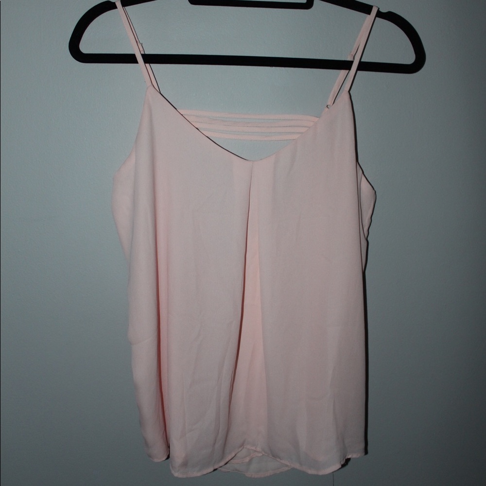 Baby Pink Blouse with Detailing on Back